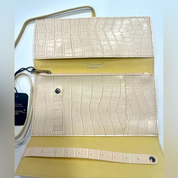 Tuscan Designs Light Pink Animal Print Travel Jewelry Case NWT - Picture 5 of 5